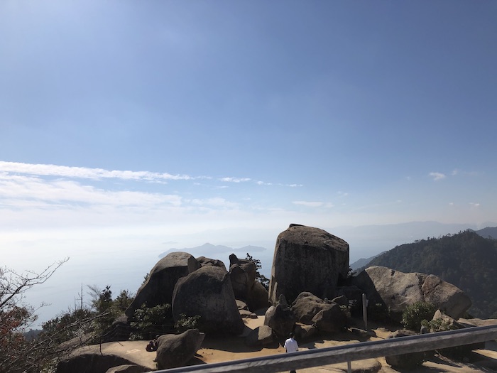 宮島弥山山頂からの風景